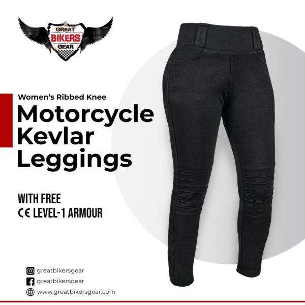 Ladies Motorcycle Kevlar Leggings