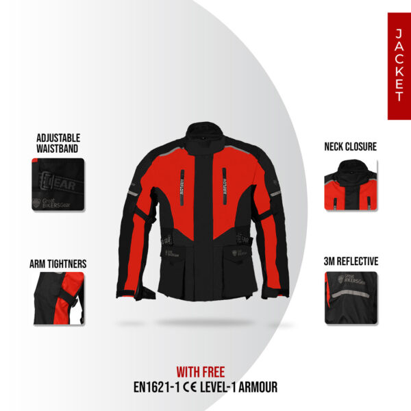 Red Cordura-Jacket