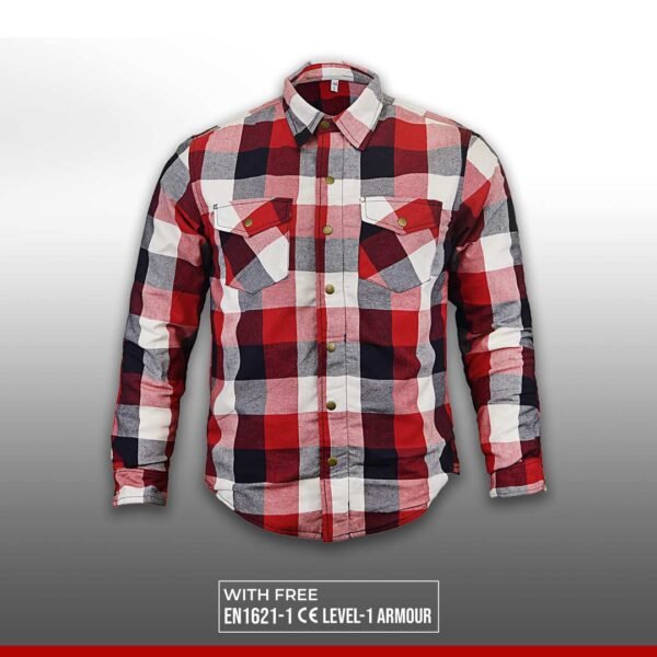 Red & White Nomad Kevlar Shirt