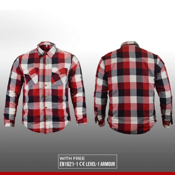 Red & White Nomad Kevlar Shirt