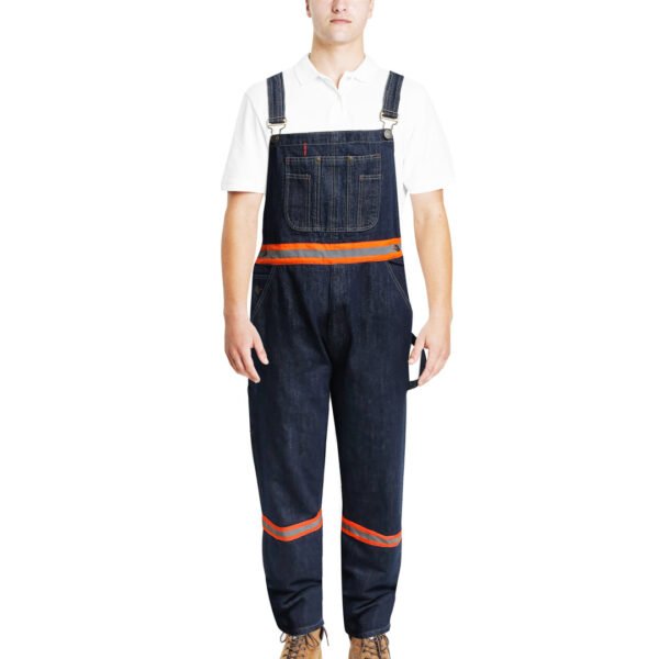 Orange Color Bib Overalls