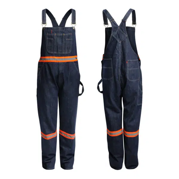 Orange Color Bib Overalls