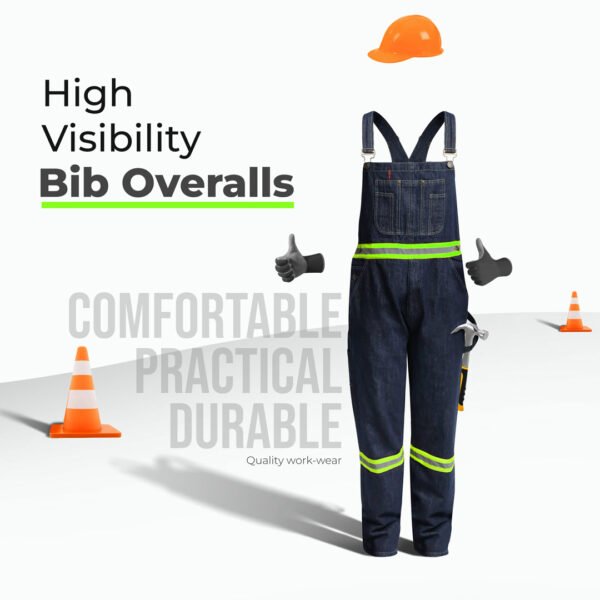 Green Color Bib Overalls